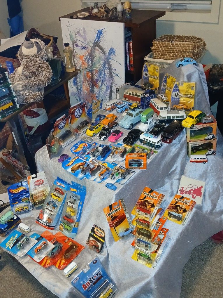 Collection Of Various VW Diecast, Molded, Models