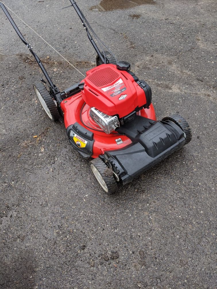 TroyBilt lawn mower TB230 7.25ex 163cc runs great selfpropelled no