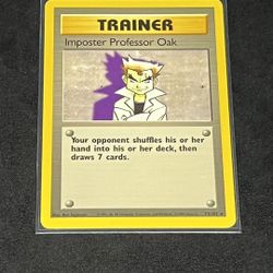 IMPOSTER PROFESSOR OAK 73/102 UNLIMITED