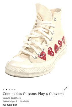 Converse X Comme de Garçons Play High Top Sneakers