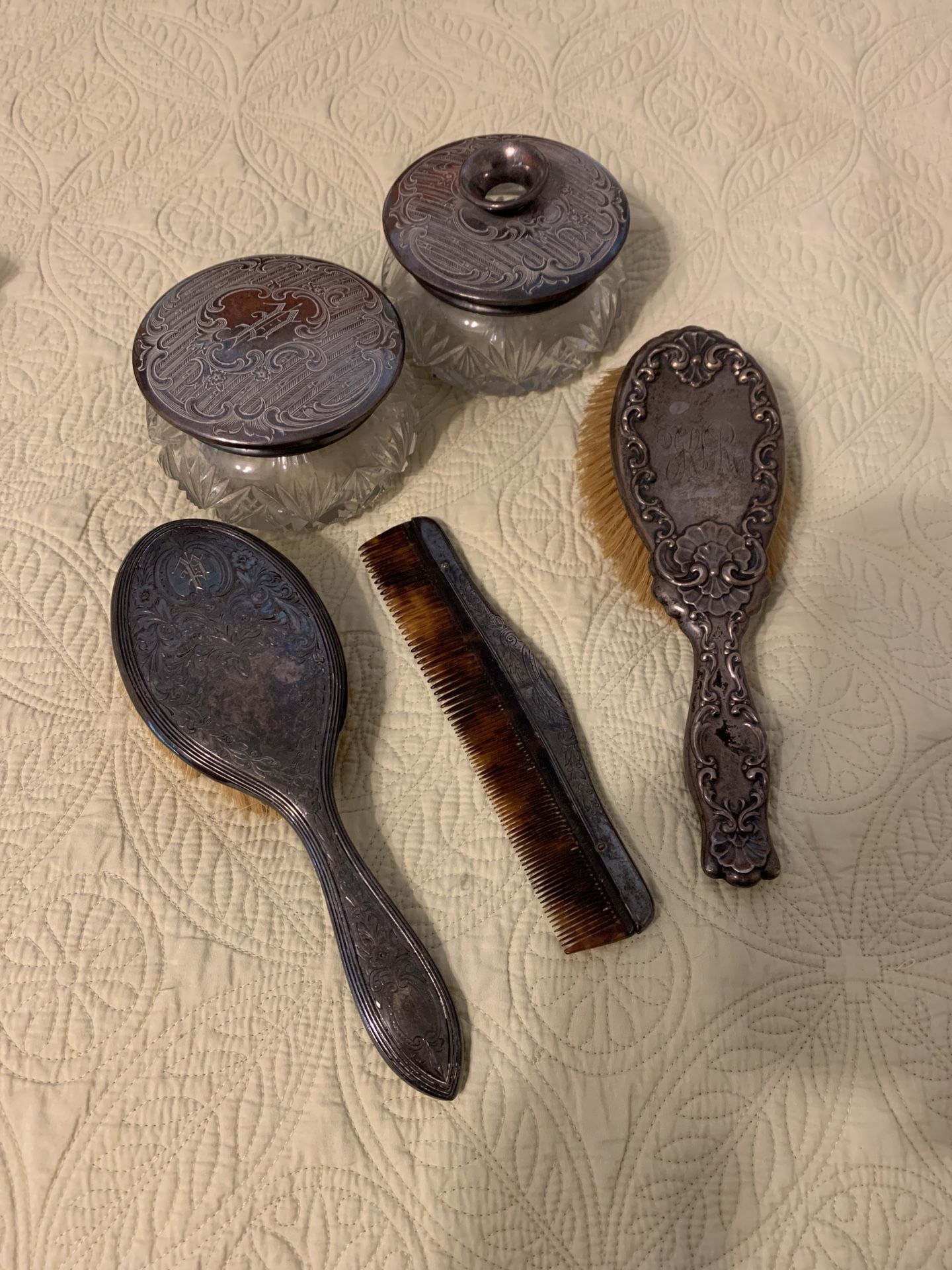 Vintage vanity Set and Sorel Boots
