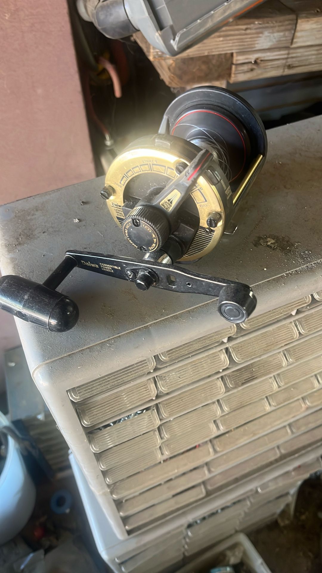 Salt, water, fishing reel