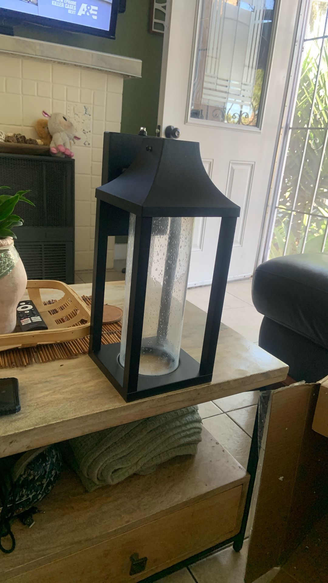 Patio Light With Auto Sensor And Integrated LED