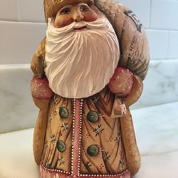 Father Christmas , Hand Carved/Painted