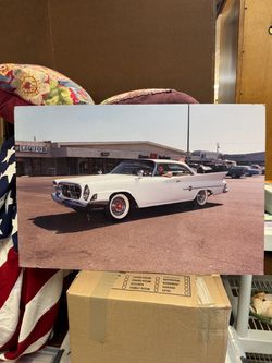 Vintage Classic Car Photo Print - 30” x 20”