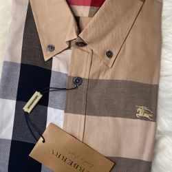 Burberry Mens Shirt Sleeve Size M,L,XL