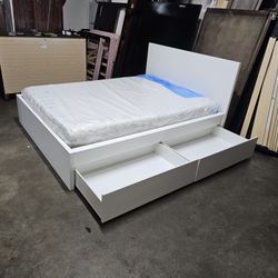Queen Bed And Mattress 