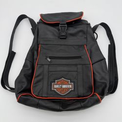 Harley Davidson Leather backpack NEW