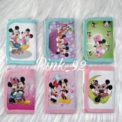 MICKEY & MINNIE MOUSE KID'S SMALL LIGHTWEIGHT WALLET