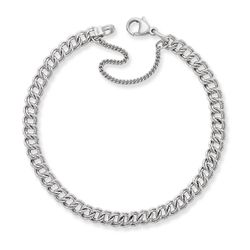 James Avery Light Double Curb Charm Bracelet