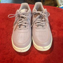 custom nike air, lavender color with lavender swirl soles, size 13