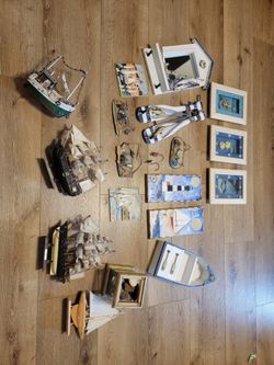 Fish/Ocean/Boats Decoration Set