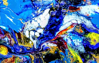 Very beautiful original acrylic pours