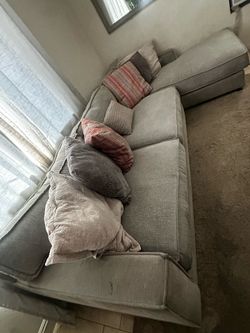 Grey couches