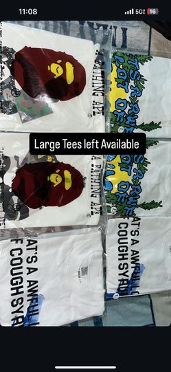 Large Tees Available