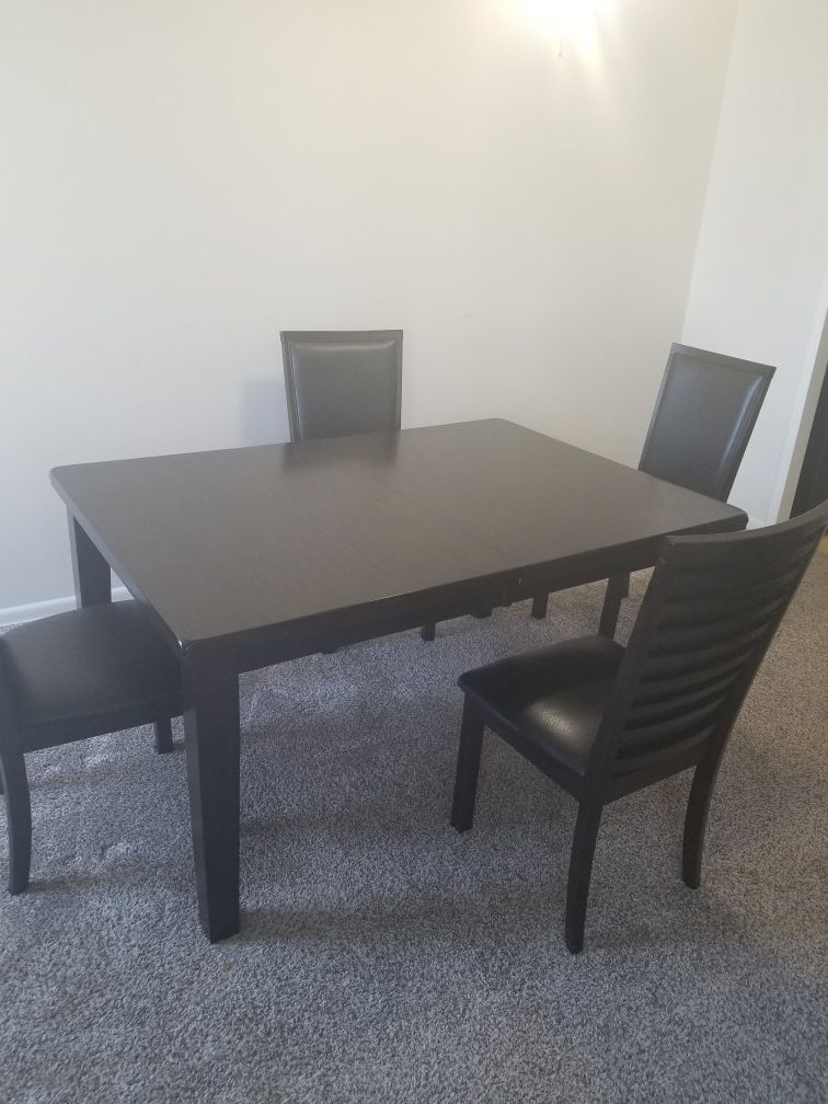 Dining room table with four seats
