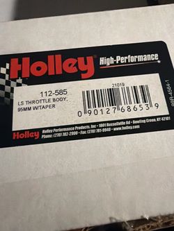 Holley ls throttle body