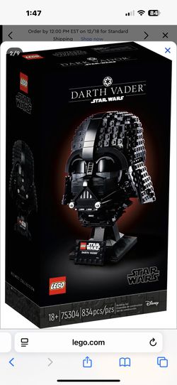 Darth Vader Lego Set Helmet 