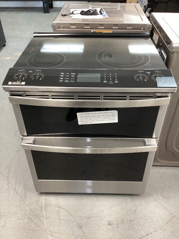 Ge Profile Electric Range in Stainless steel with 5 Radiant Elements and WiFi Connect