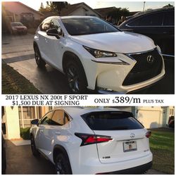 2017 LEXUS NX 200t F SPORT