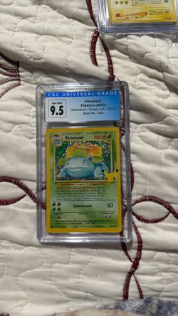 Venusaur celebrations CGC9.5