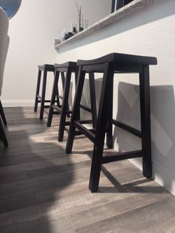 Dark brown Barstools