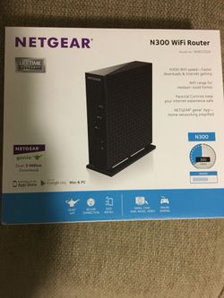 Brand new NETGEAR Router N300 Model WNR 200v5 with box