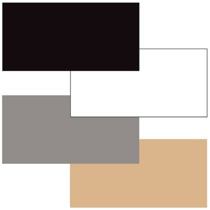 Faceless Neutral Design Bulletin Board Paper, White, Black, Pewter, Tan, 4 Per Carton