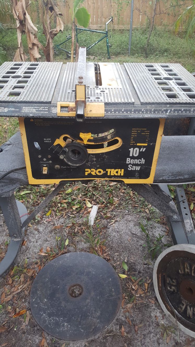 Pro-teck 10 inch table saw
