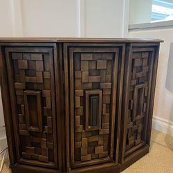 Brutalist Vintage Cabinet