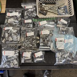 Random Assortment Of Sockets Auto/Airplane 