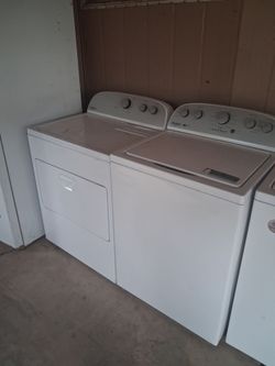 Washer and dryer electric whirlpool whit removable agitator $500 delivery available