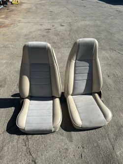 Jeep Wrangler YJ Tan OEM Seats Front Pair 1987 through 1995
