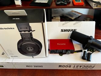 Studio Recording Equipment