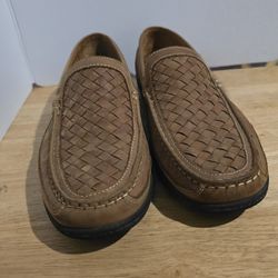 Johnston & Murphy Sheepkin Venetian Leather Loafers