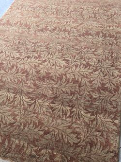 Hand Made Nepali Rug 6 ft X 9 ft