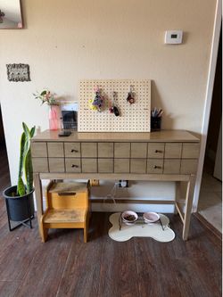 THRESHHOLD Henrieville Console Table Brown
