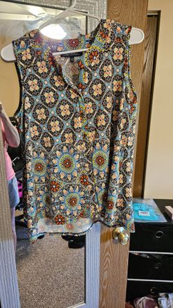 Womens sleeveless blouse