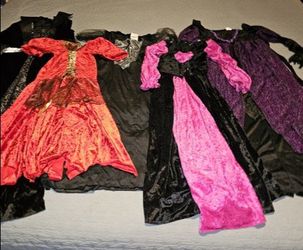 Halloween Witch girls dress costumes