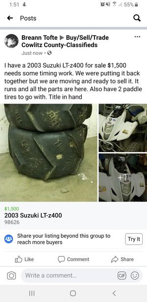 Photo Suzuki 2003 LT-z400