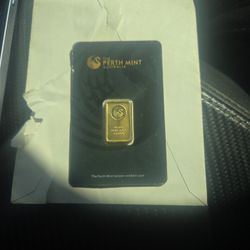 5 gram Gold Bar - The Perth Mint Australia (In Assay)