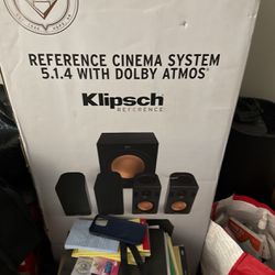 NEW Klipsch Reference Cinema System 5.1.4 Dolby Atmos Speakers