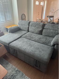 Barely used pull out couch