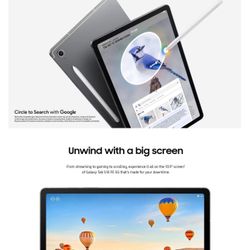 Samsung  Tablet/ Wireless Headphones 