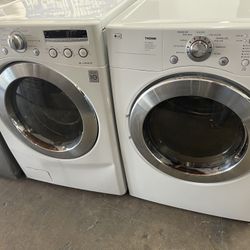 LG front load washer and electric dryer we finance no credit needed