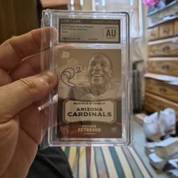 PatrickPETERSONRCGOLD#101Topp AUTO10