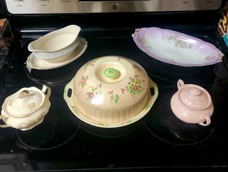 X5 Antique/Vintage China Dishes (See Ad) 