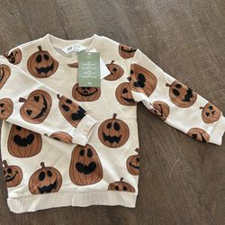 Toddler Pumpkin Sweater