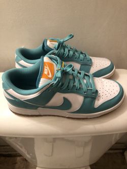 teal nike dunks