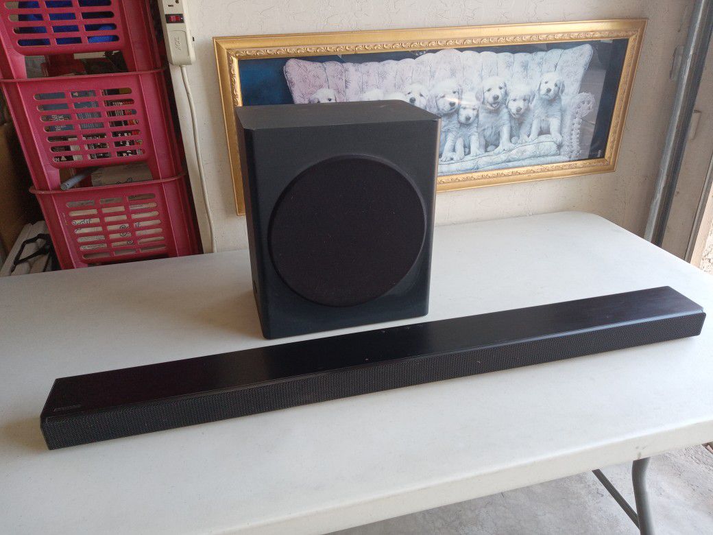 Bluetooth Stereo Sound System With Subwoofer And HDMI $90